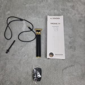 2023 Vintage T9 Professional Hair Cutting Machine Hair Clippers Electric Hair Ti